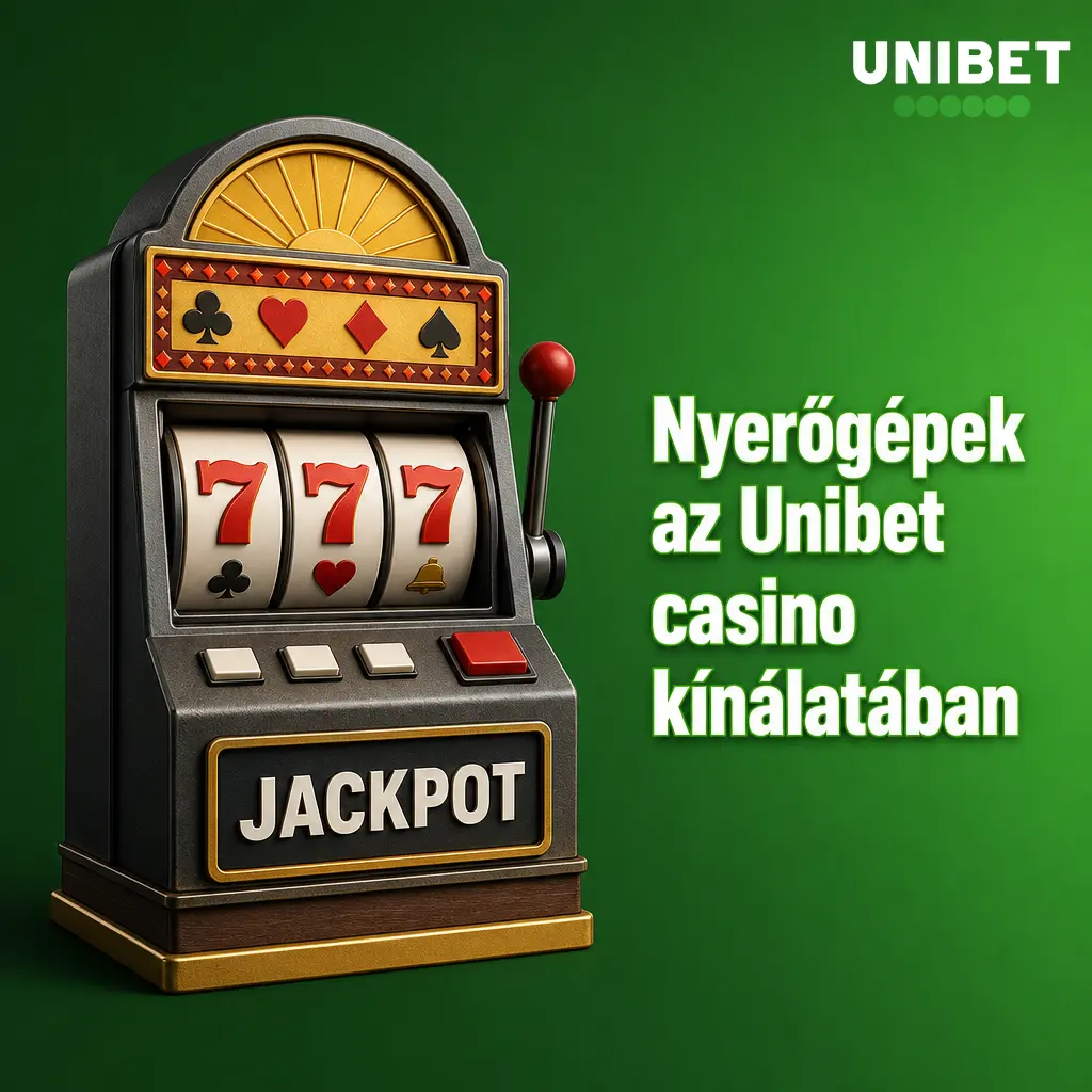 Unibet kaszinó nyerőgépek: klasszikus, Megaways és progresszív jackpot játékok