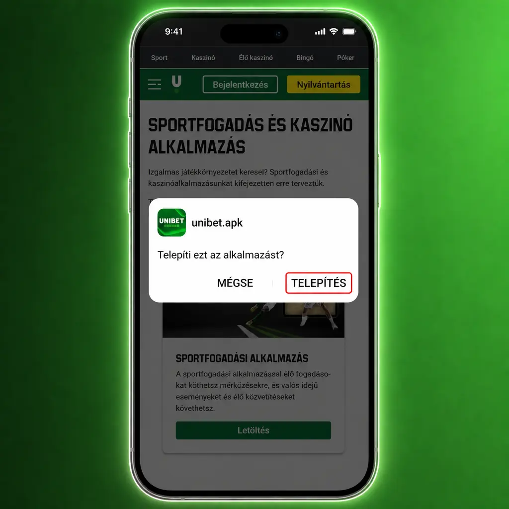 Unibet Android app letöltési útmutató APK telepítéshez és Google Play nélküli használathoz