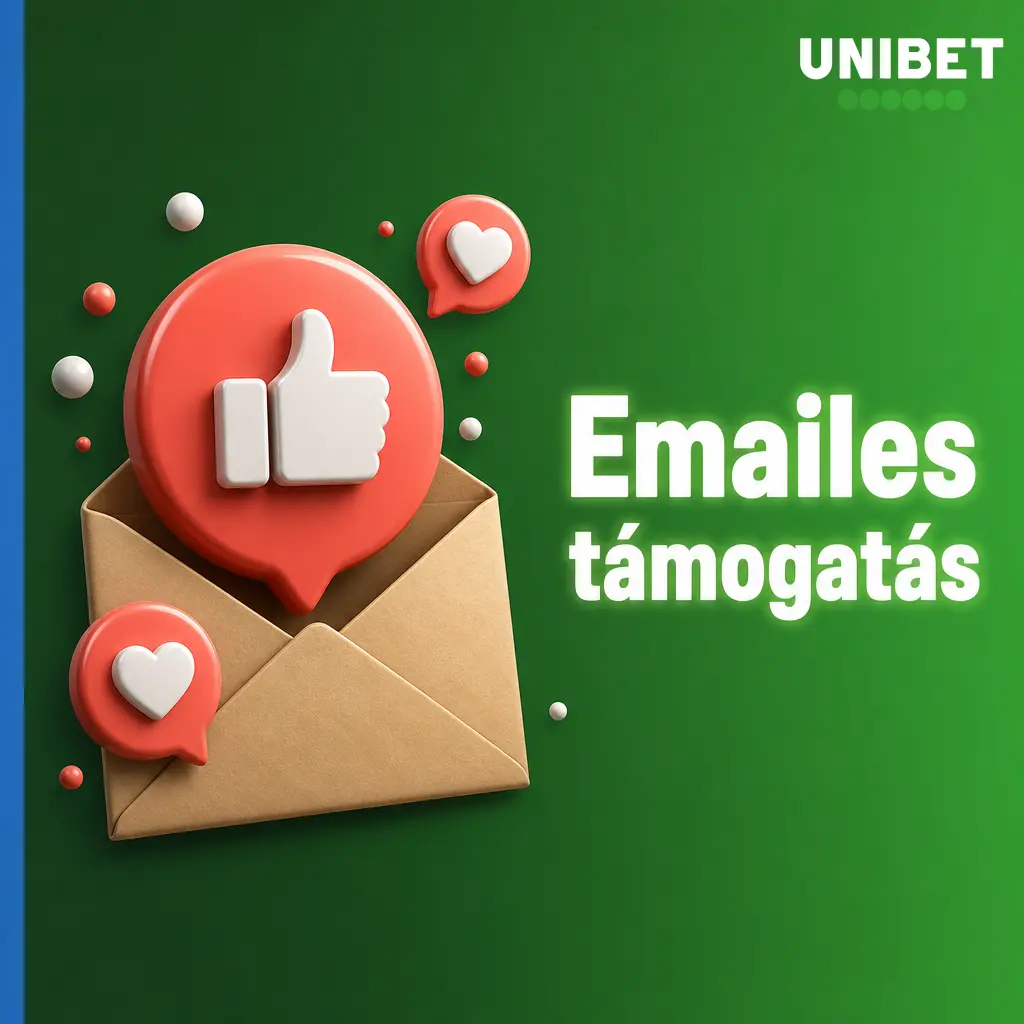Unibet emailes támogatás ügyintézéshez, dokumentumokhoz, panaszokhoz és kifizetési vizsgálatokhoz