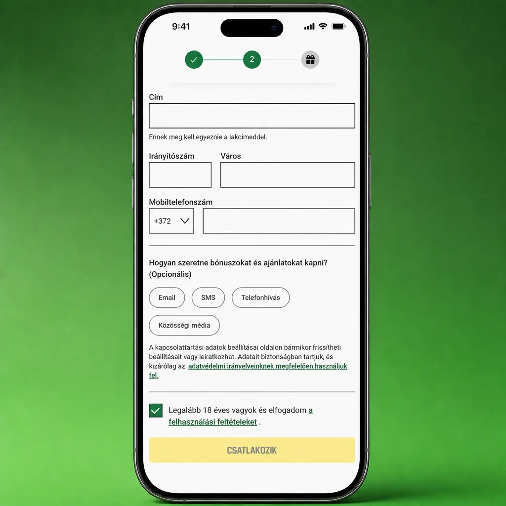 Fióknyitás 5 lépésben: regisztráció e-mail-címmel, telefonszámmal és magyar lakcímmel