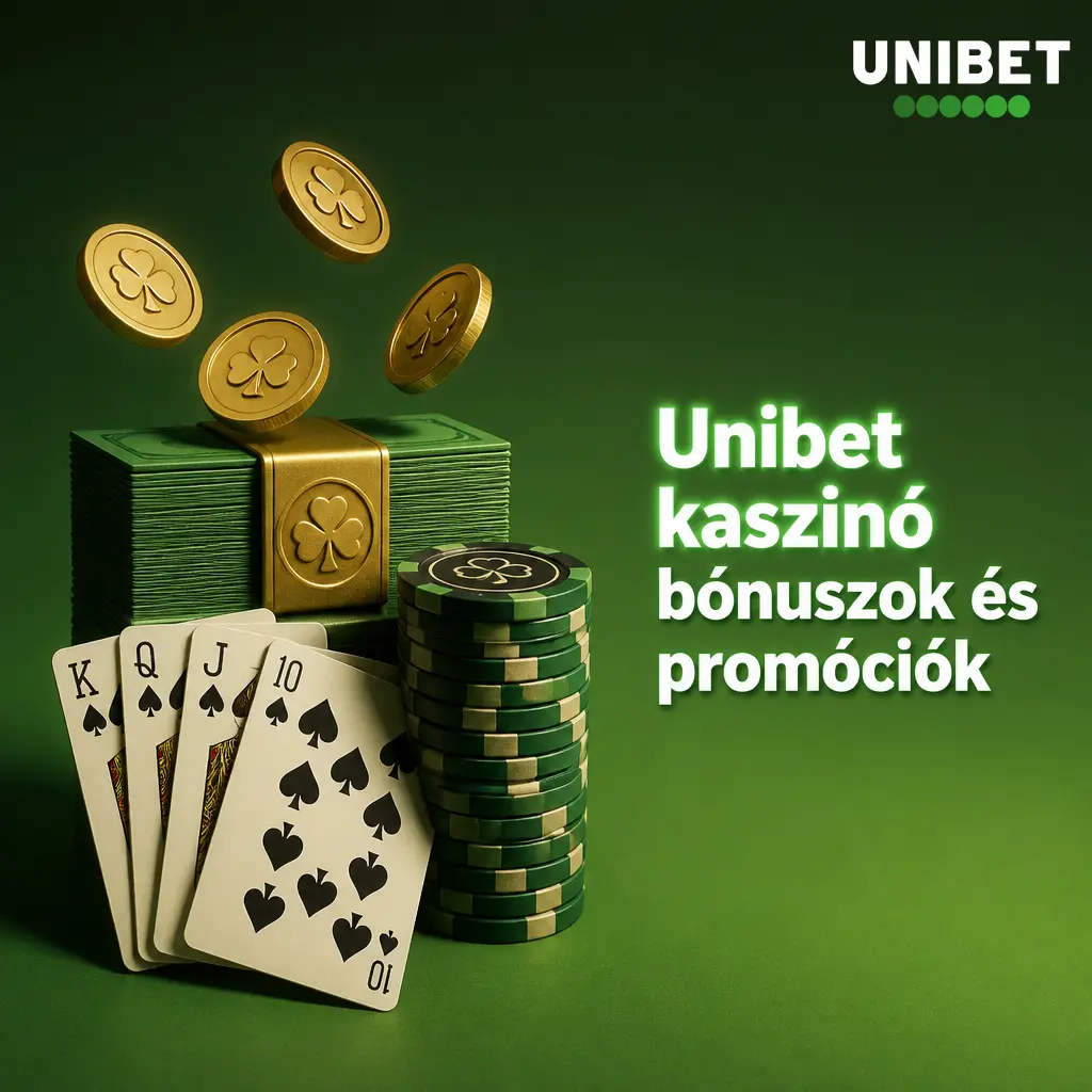Unibet kaszinó bónuszkártyák ingyen pörgetés, újratöltési bónusz, visszatérítés és versenyek