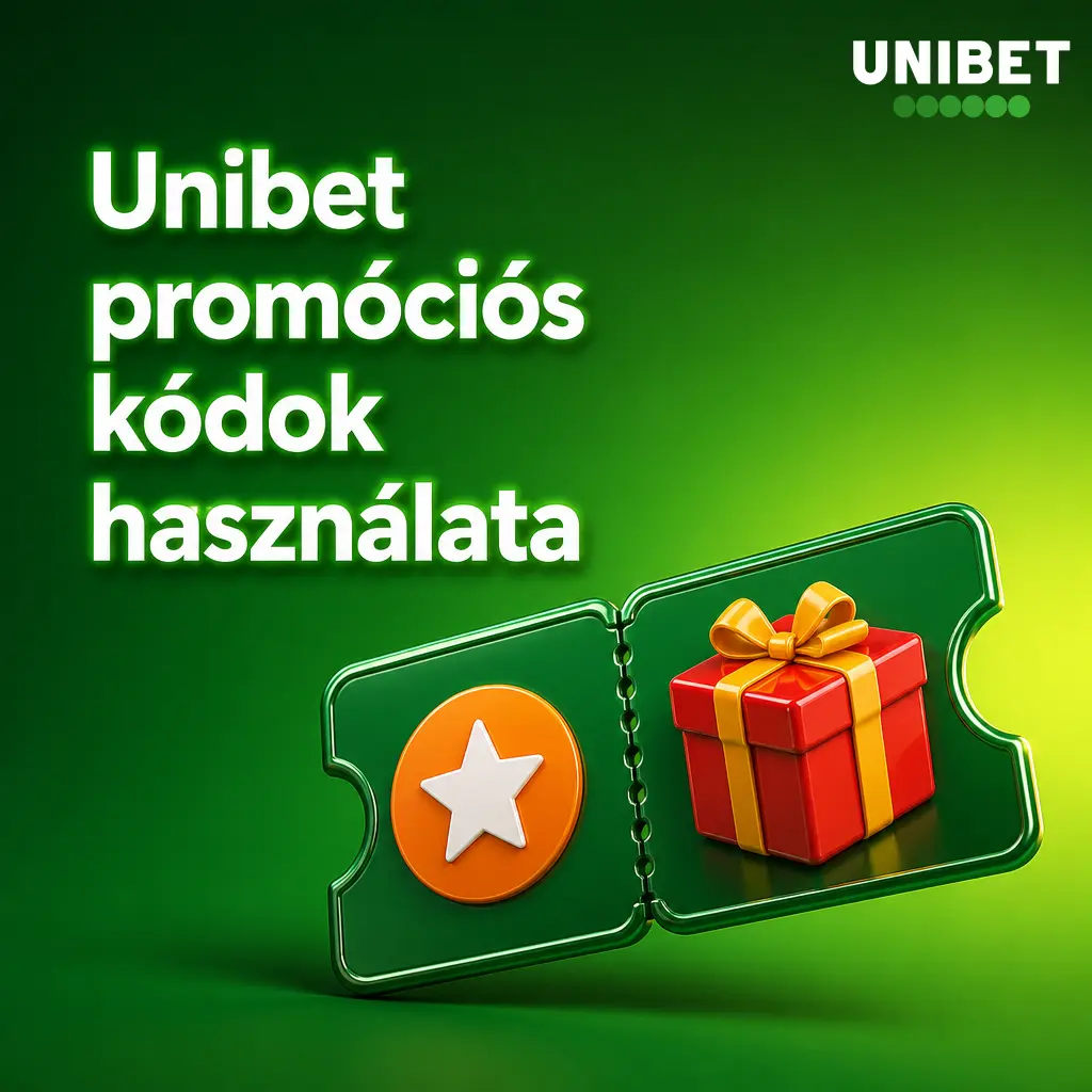 Unibet promóciós kód megadása bónuszpénz, ingyenes fogadás, pörgetés vagy szorzónövelés aktiválásához