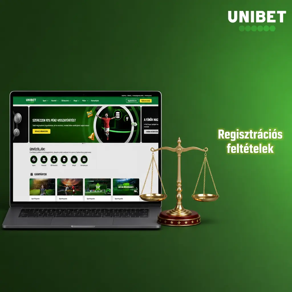Unibet regisztrációs feltételek: egy fiók, valós adatok és ellenőrzött fizetési mód szükséges